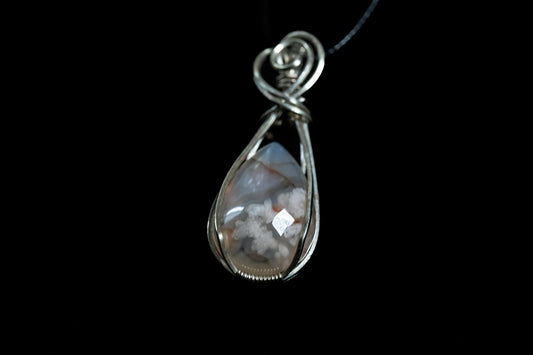 Flower Agate in Sterling Silver