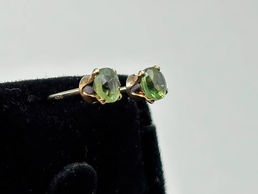 .8 tcw 4mm Thai Parti Sapphires in Sterling Silver Posts