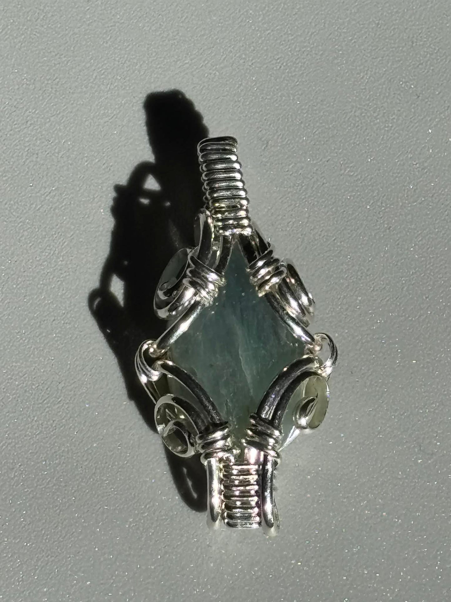 Aquamarine in Sterling Silver Petite Pendant