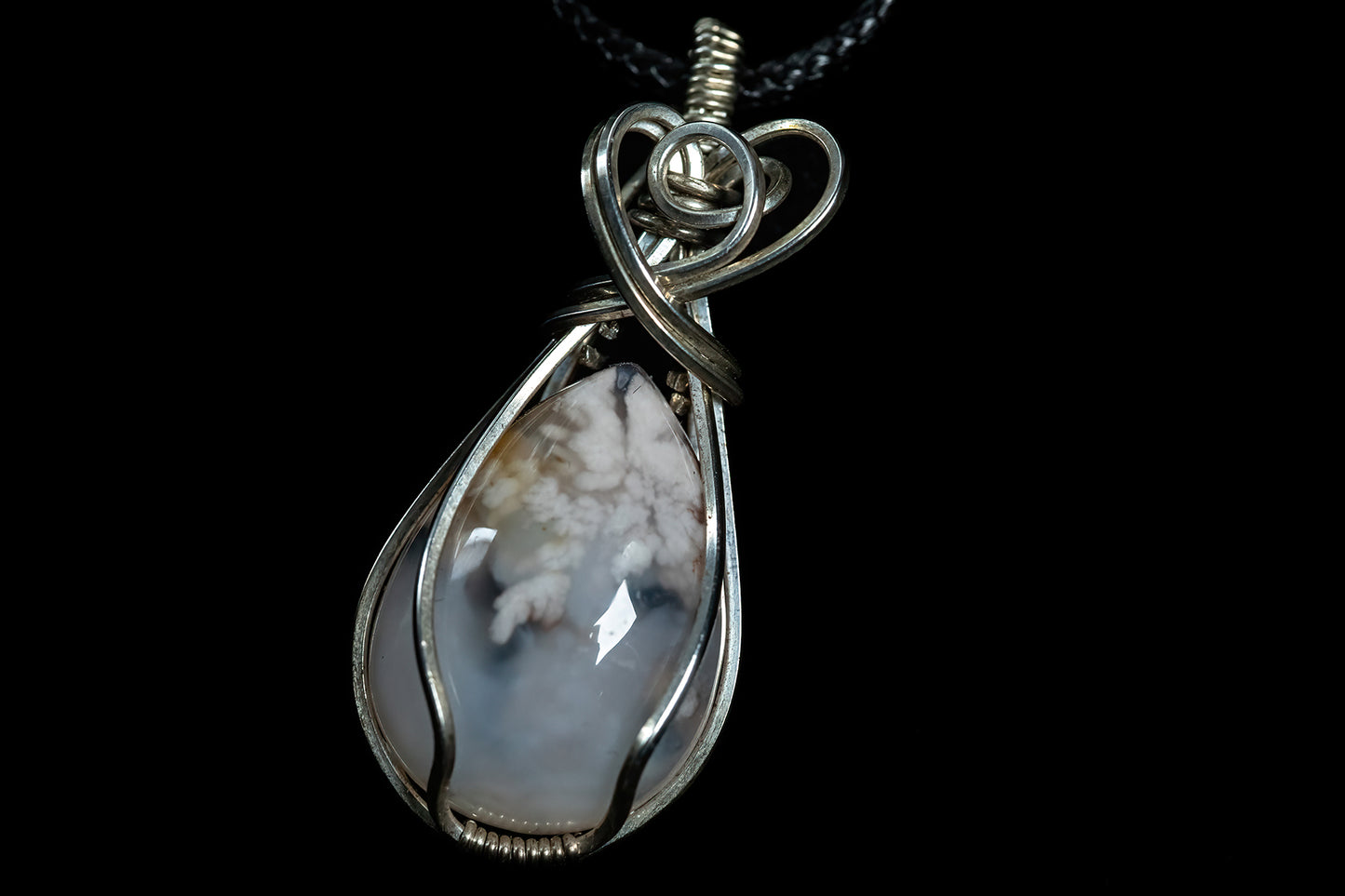 Flower Agate in Sterling Silver