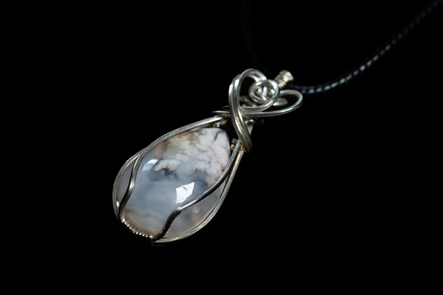 Flower Agate in Sterling Silver
