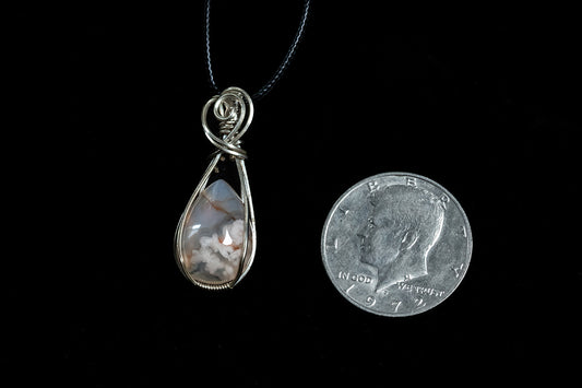 Flower Agate in Sterling Silver