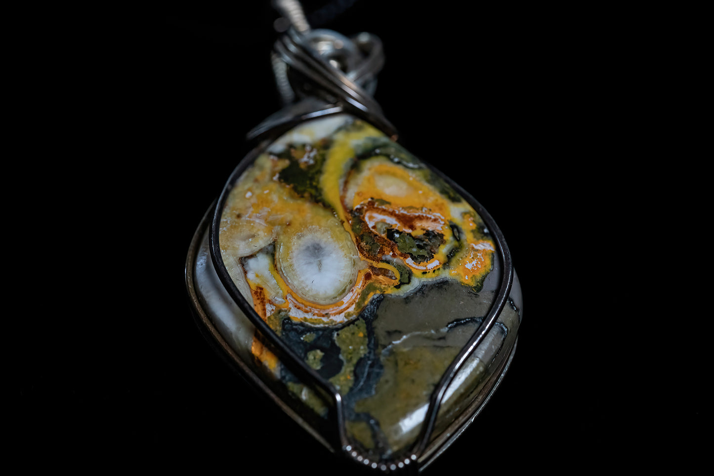 Bumblebee Jasper in Sterling Silver