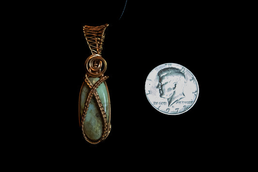 Peruvian Opal in Fine Copper