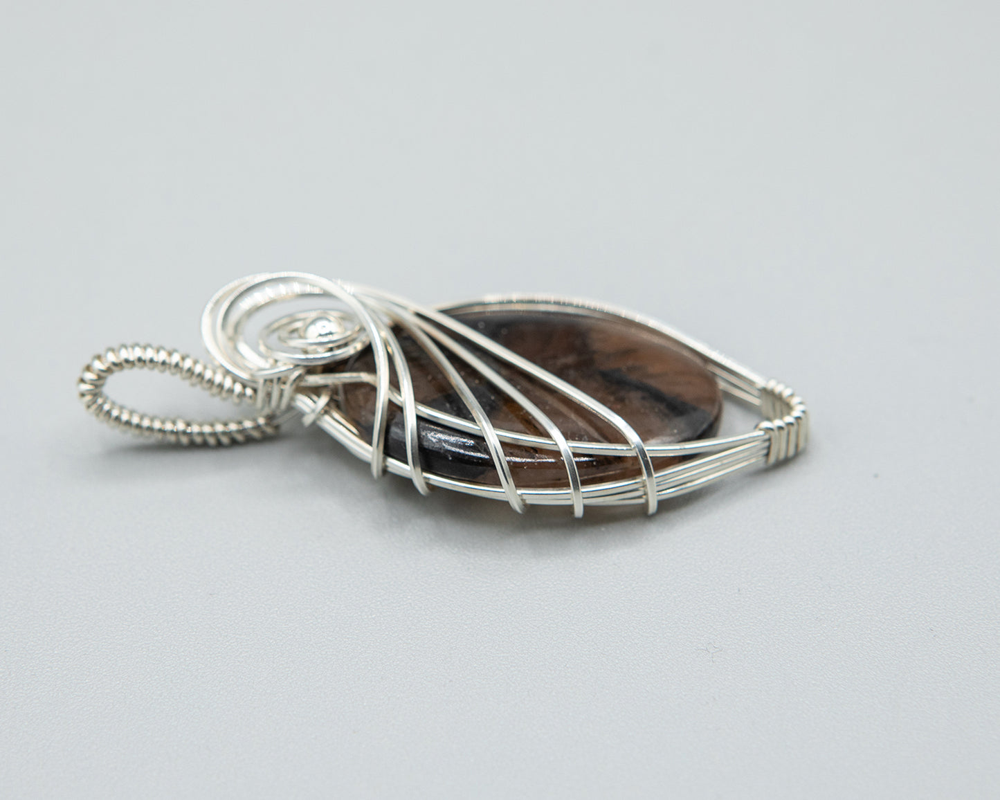 Chiastolite in Silver