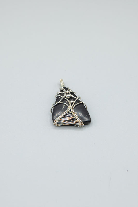 Shungite Tree of Life in Sterling Silver