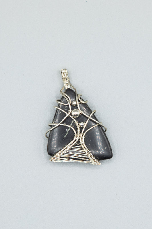 Shungite Tree of Life in Sterling Silver