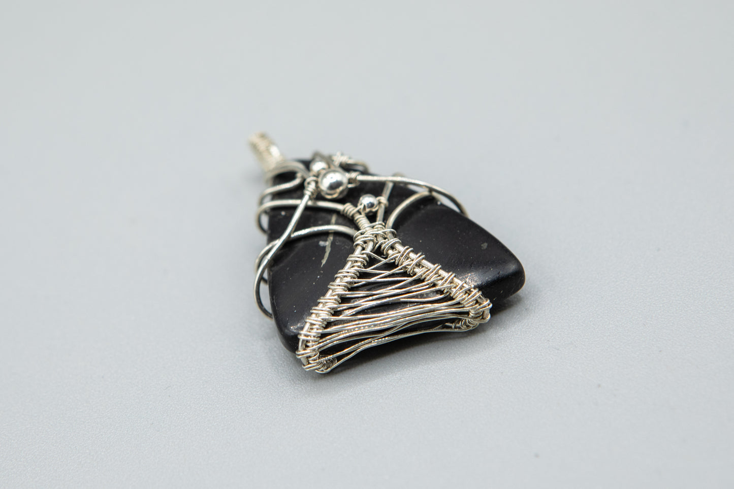 Shungite Tree of Life in Sterling Silver