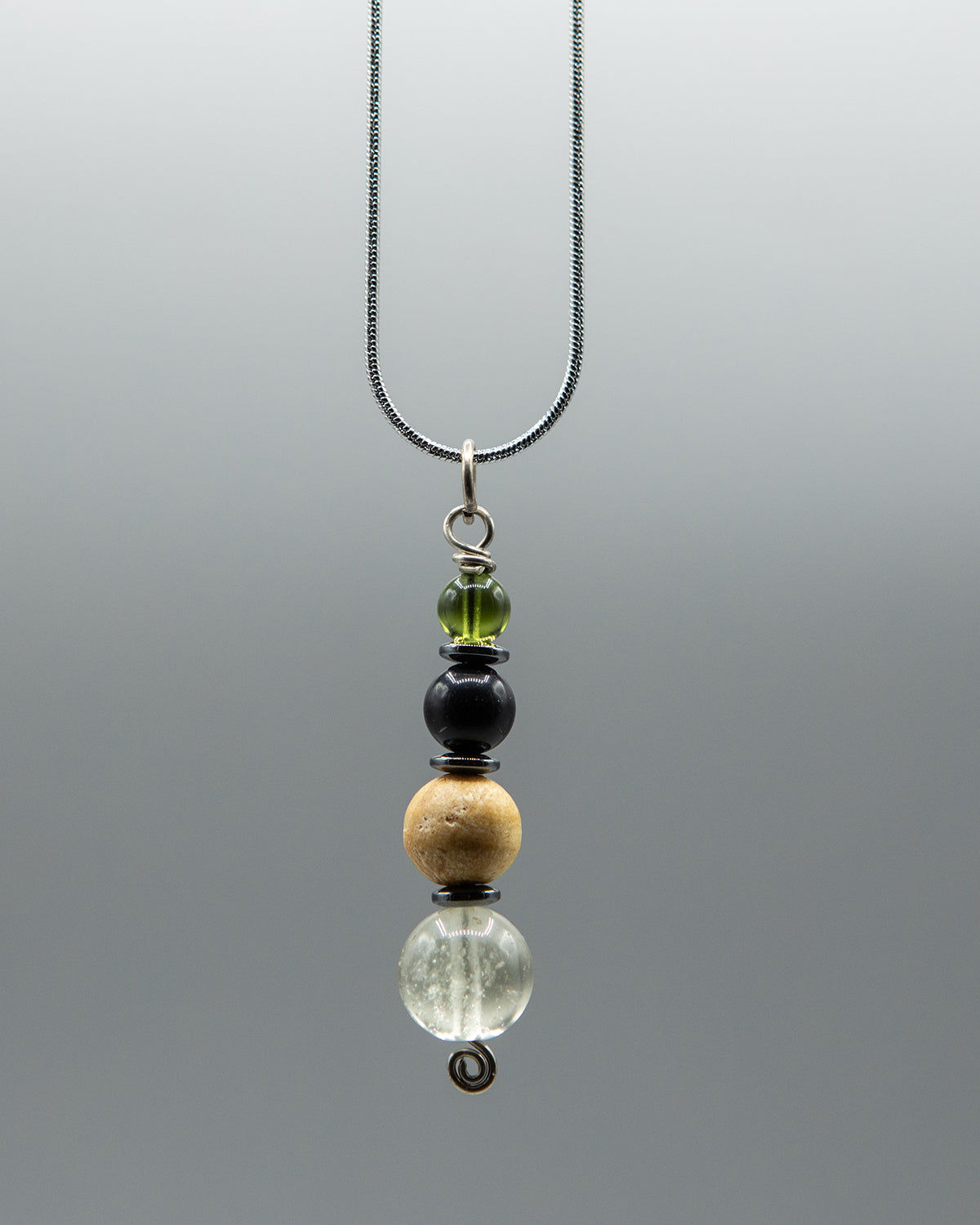 Power Pendant in sterling silver