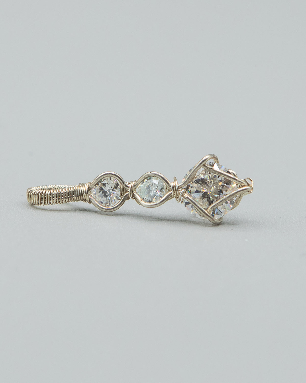 Moissanite in Sterling Silver