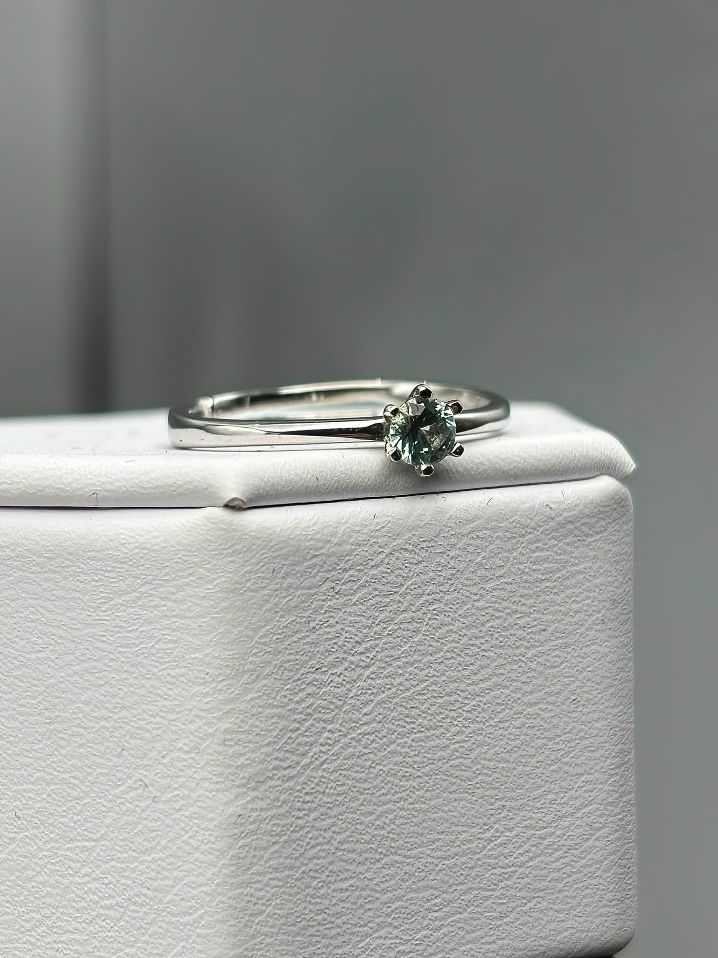 Montana Sapphire in Adjustable Sterling Silver Band