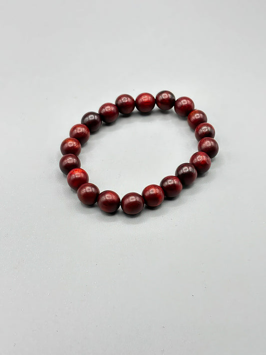 Rosewood Beaded Bracelet 7 inches