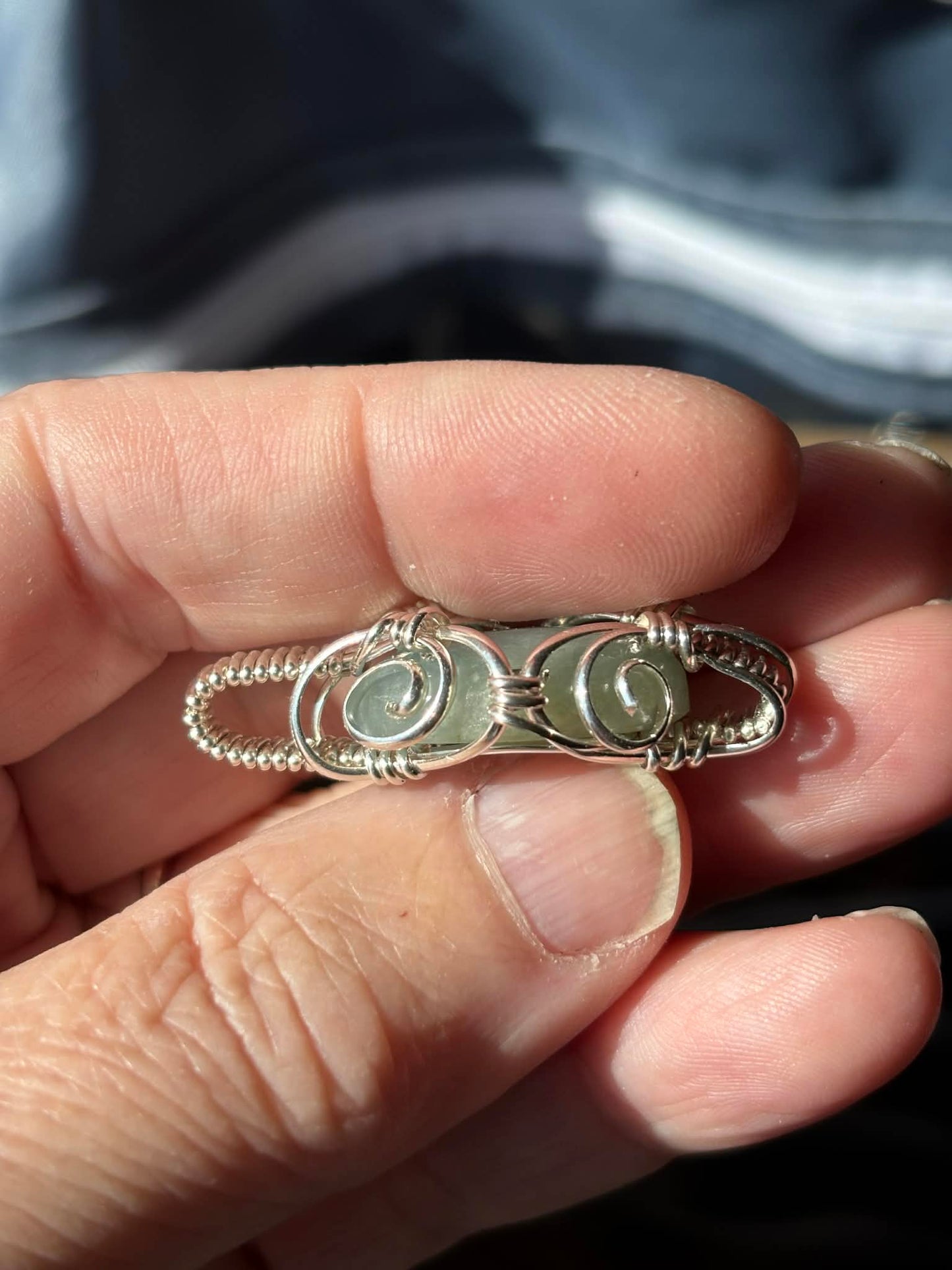 Aquamarine in Sterling Silver Petite Pendant